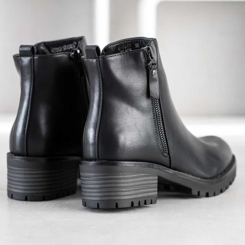 Ideal Shoes Comodi stivali neri nero 1