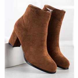 Wilady Stivali di cammello alla moda marrone multicolore 2