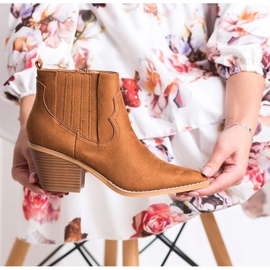 SHELOVET Cowgirl in Spitz marrone 1