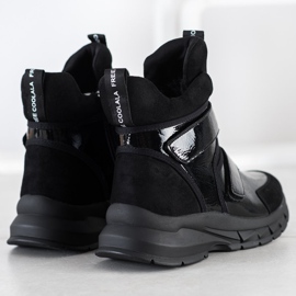 SHELOVET Stivaletti Invernali Con Velcro nero 2