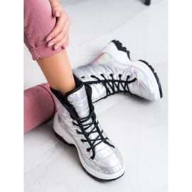 SHELOVET Comodi scarponi da neve Holo bianco multicolore 2