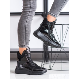 SHELOVET Stivali sportivi con isolamento nero 1