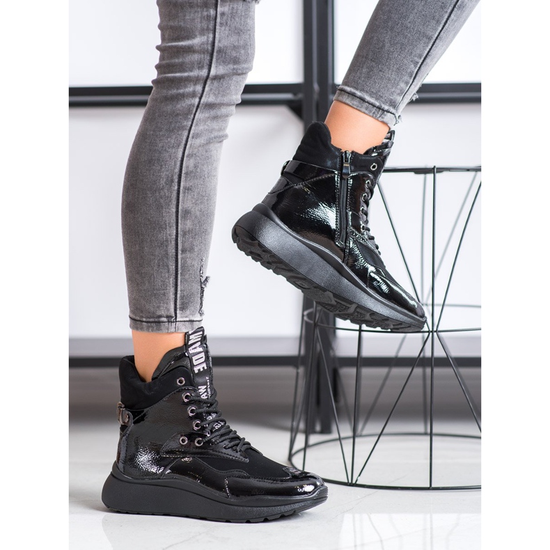 SHELOVET Stivali sportivi con isolamento nero 1