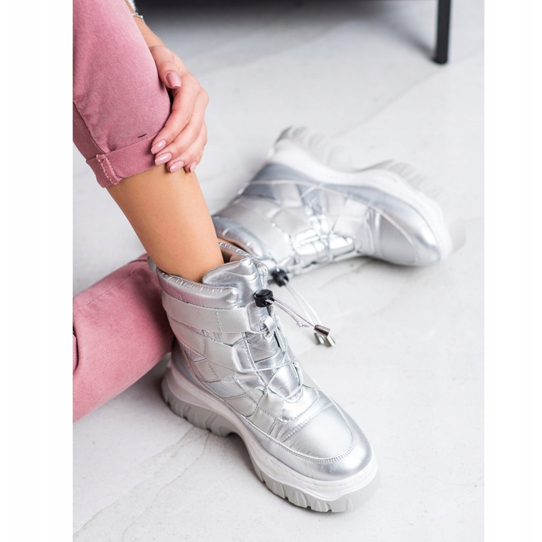 SHELOVET Stivali da neve argento riscaldanti d'argento 2