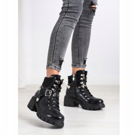 Yes Mile Lavoratori alla moda con ornamenti nero 1