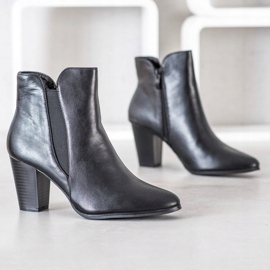 SHELOVET Stivali caldi sul post nero 1