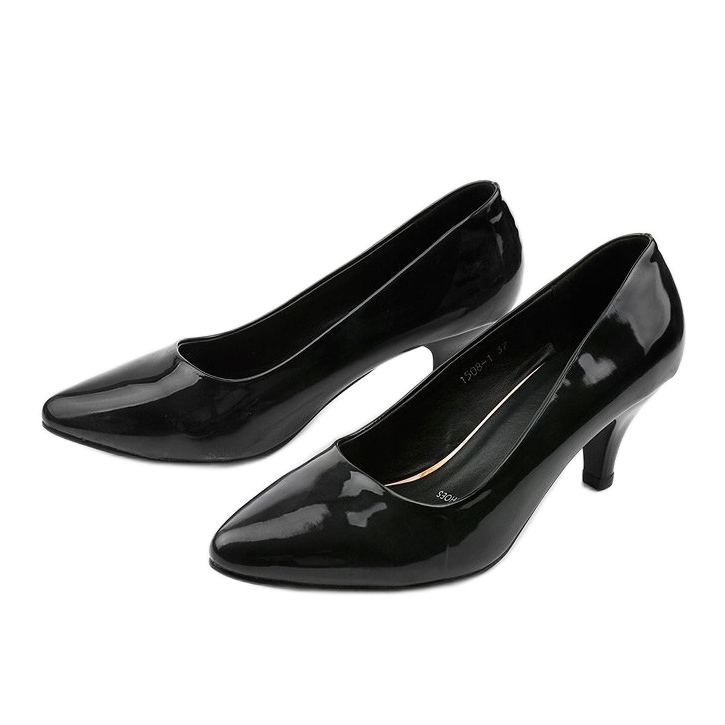 Classici tacchi neri Deloney anatra nero 2