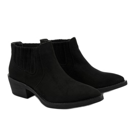 Stivali slip-on in camoscio Black Liking nero 2