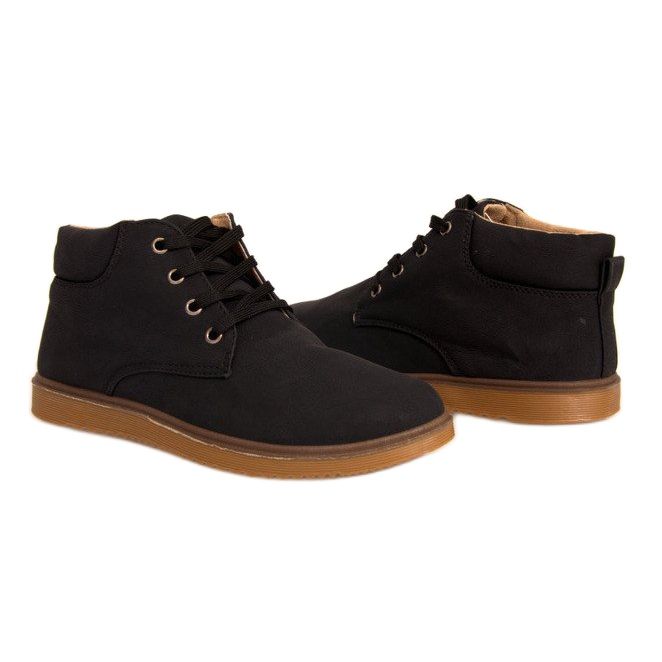 Stivaletti caldi da uomo Sal Black 1306 nero 1