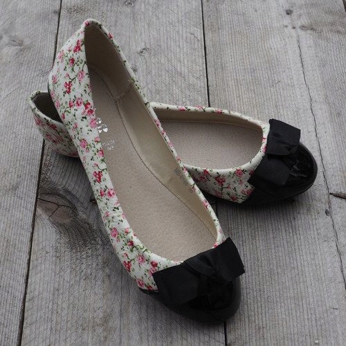 Ballerine Con Fiocco 6148 colorate bianco 1