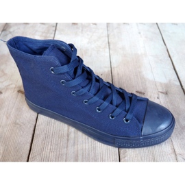 Sneakers Alte N005 Blu Navy 1