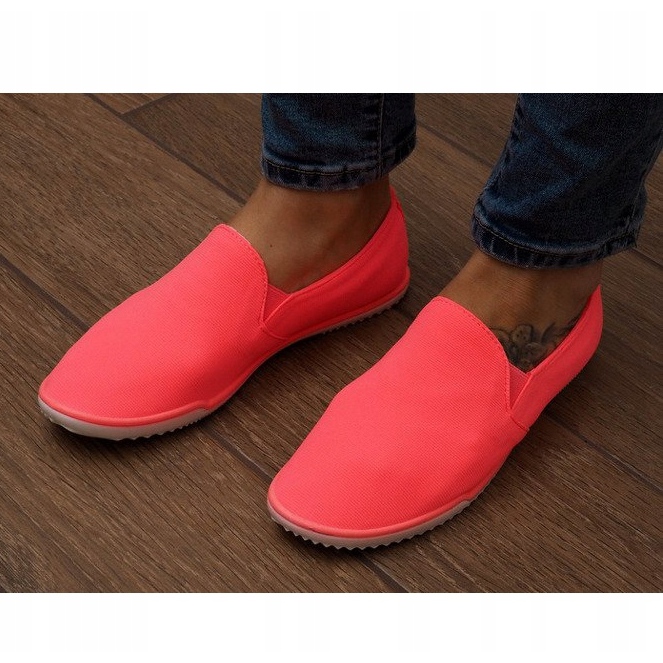 Sneakers slip-on rosa BL180 in lycra 1