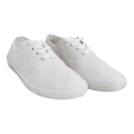 ZS-001 Sneakers in tessuto bianco 2