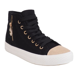 Sneakers Hit con slider alto Sneakers H-11 Nero bianco 2