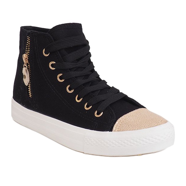 Sneakers Hit con slider alto Sneakers H-11 Nero bianco 2