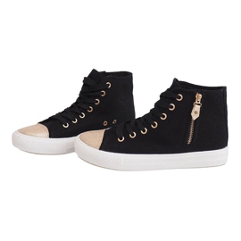 Sneakers Hit con slider alto Sneakers H-11 Nero bianca 1