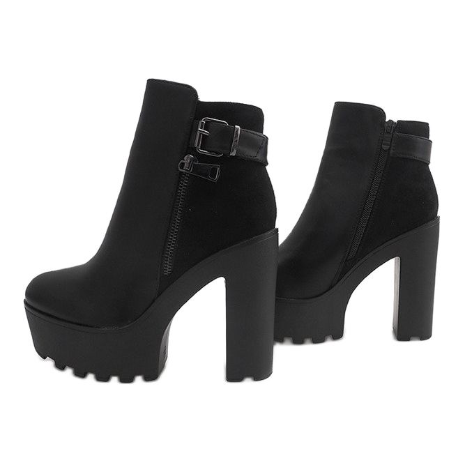 Stivali caldi su un post 979-GA Black nero 2