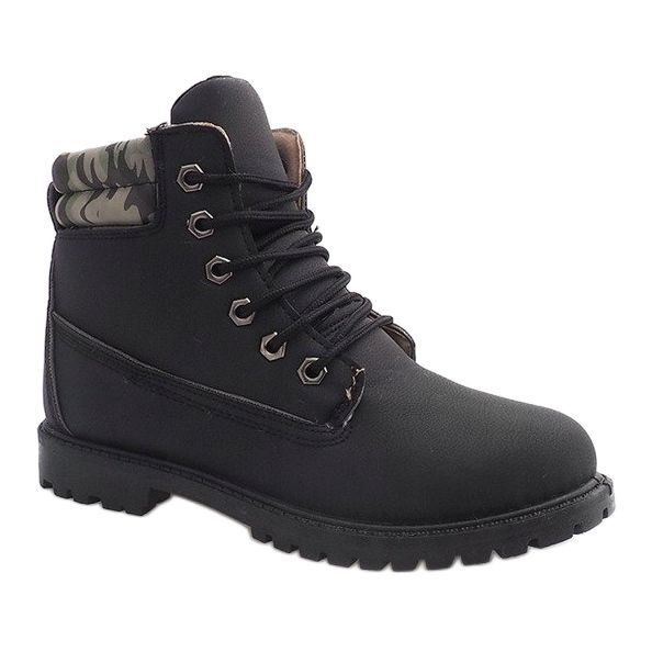 Stivali in legno coibentato MD1710C Nero 2