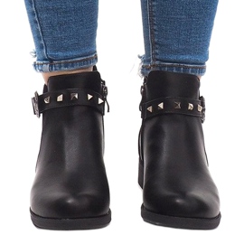 Stivaletti Chelsea solidi e isolati CH-90 Black nero 2