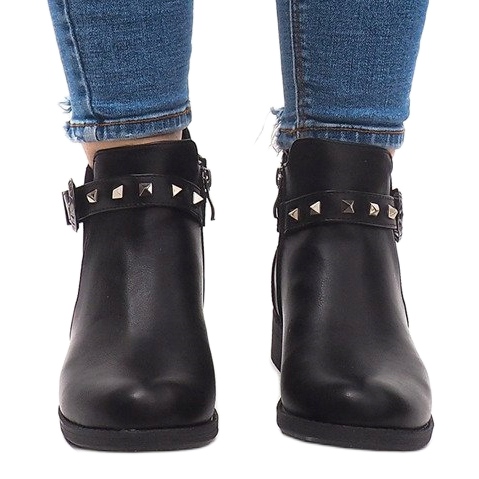 Stivaletti Chelsea solidi e isolati CH-90 Black nero 2