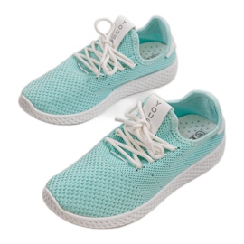Scarpe sportive slip-on H935-6 verdi verde 1