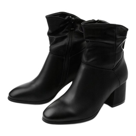 Stivaletto Rhodes in ecopelle nera con cerniera nero 2