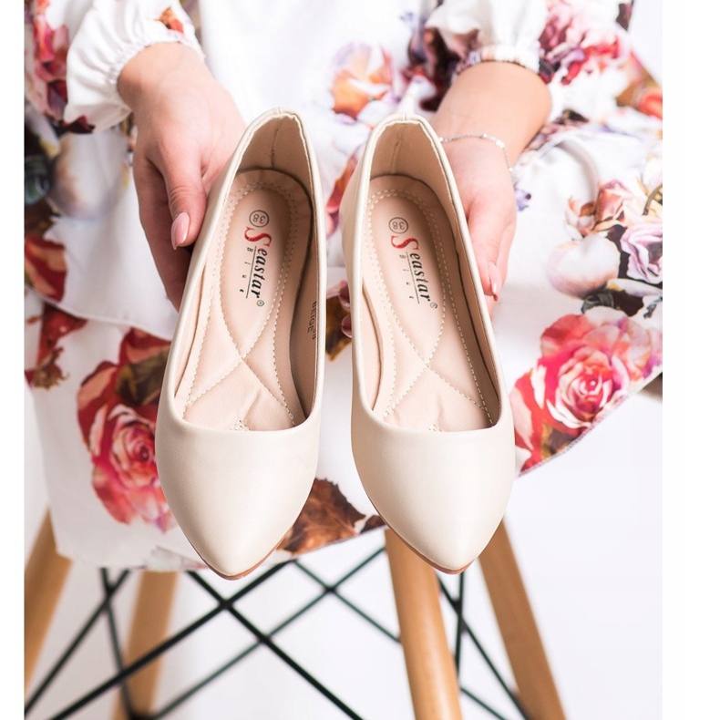 Seastar Ballerine in ecopelle beige 1