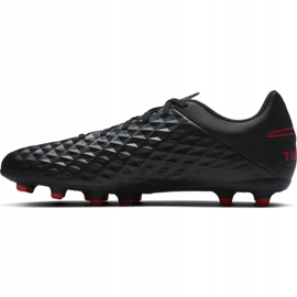 Nike Tiempo Legend 8 Club FG / MG M AT6107 060 scarpe da calcio nero, rosso, nero/argento nero 2