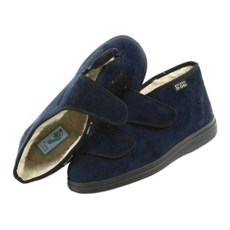Scarpe da donna Befado pu 986M010 blu navy 4