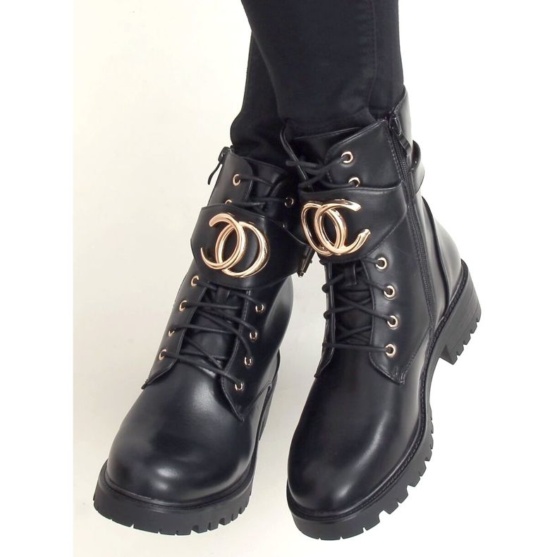 Stivali militari neri NC1105 Black nero 2