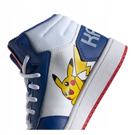 Scarpe Adidas Hoops Mid 2.0 Jr FW3167 bianco blu 1