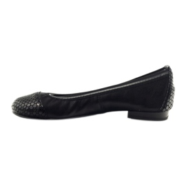 Ballerine da donna elastiche Gamis 1402 nere nero 2