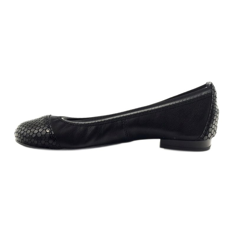 Ballerine da donna elastiche Gamis 1402 nere nero 2