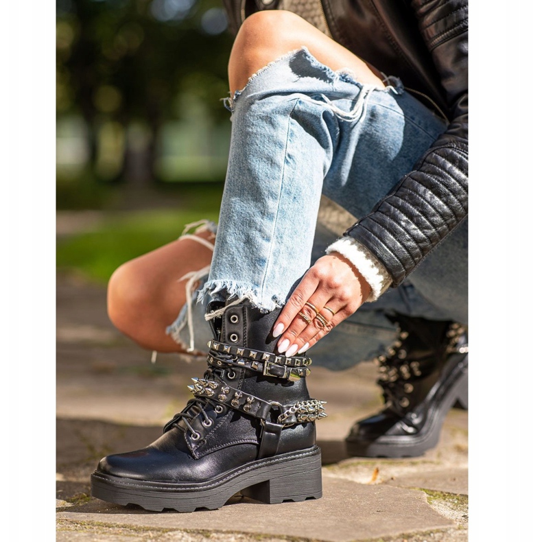 Seastar Lavoratori con borchie nero 2