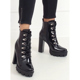 Stivali platform laccati neri 0-369 Black nero 2