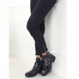 Stivali da donna in vernice nera XJ-29 Black nero 1