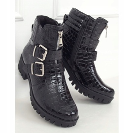 Stivali da donna in vernice nera XJ-29 Black nero 2