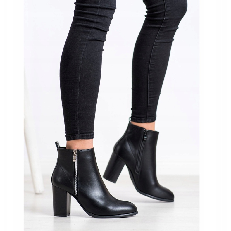 Cm Paris Stivali classici con cerniera decorativa nero 2