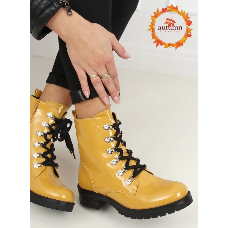 Stivali laccati gialli 7982-PA Giallo 2