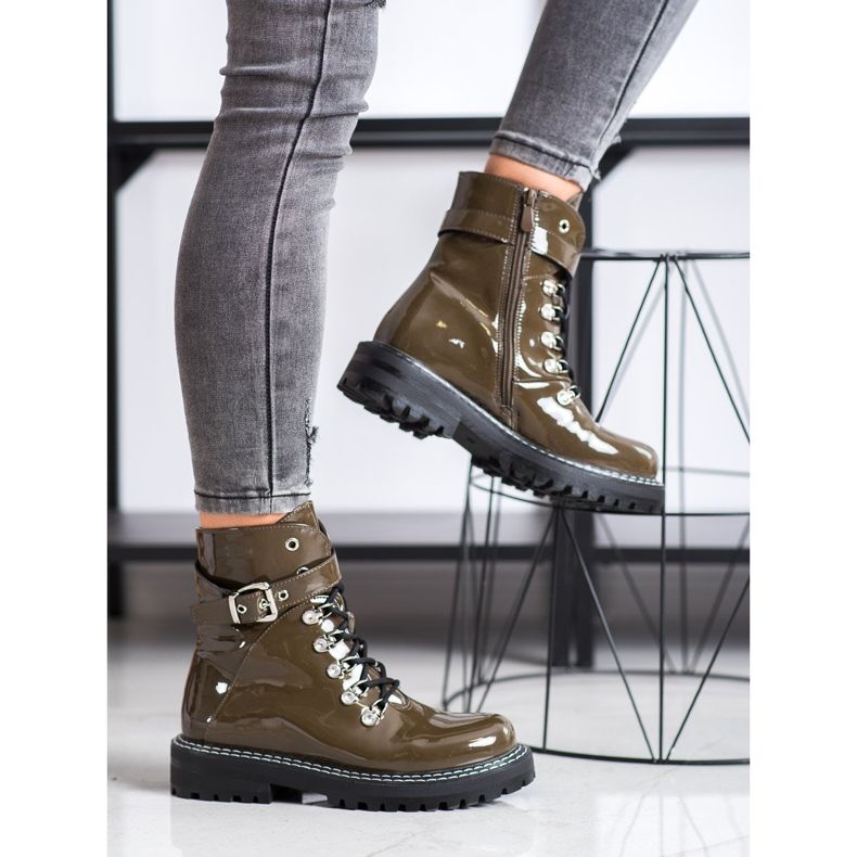 SDS Trappers laccati alla moda verde 1