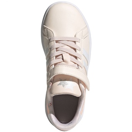 Scarpe Adidas Grand Court C Jr FW4937 écru rosa 1