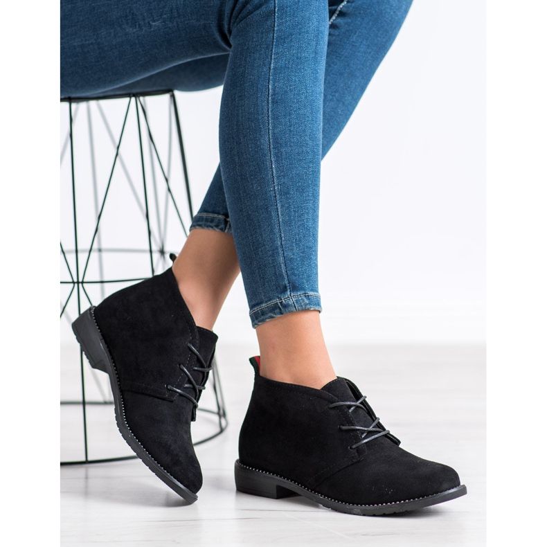SHELOVET Scarpe brogue nere nero 1