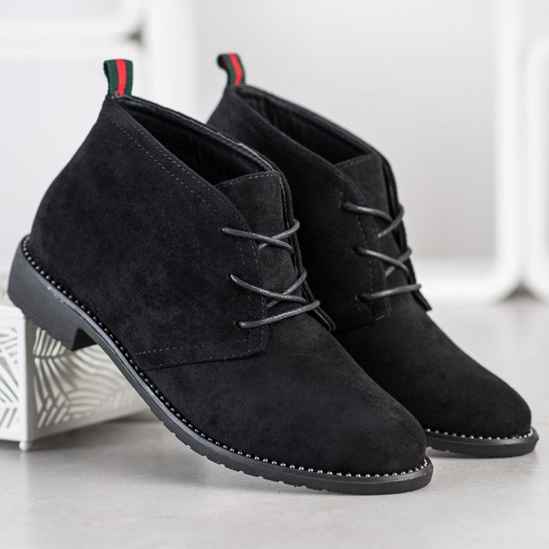 SHELOVET Scarpe brogue nere nero 2