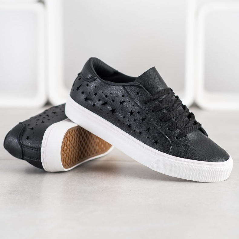 J. Star Sneakers Basse Con Stelle nero 1