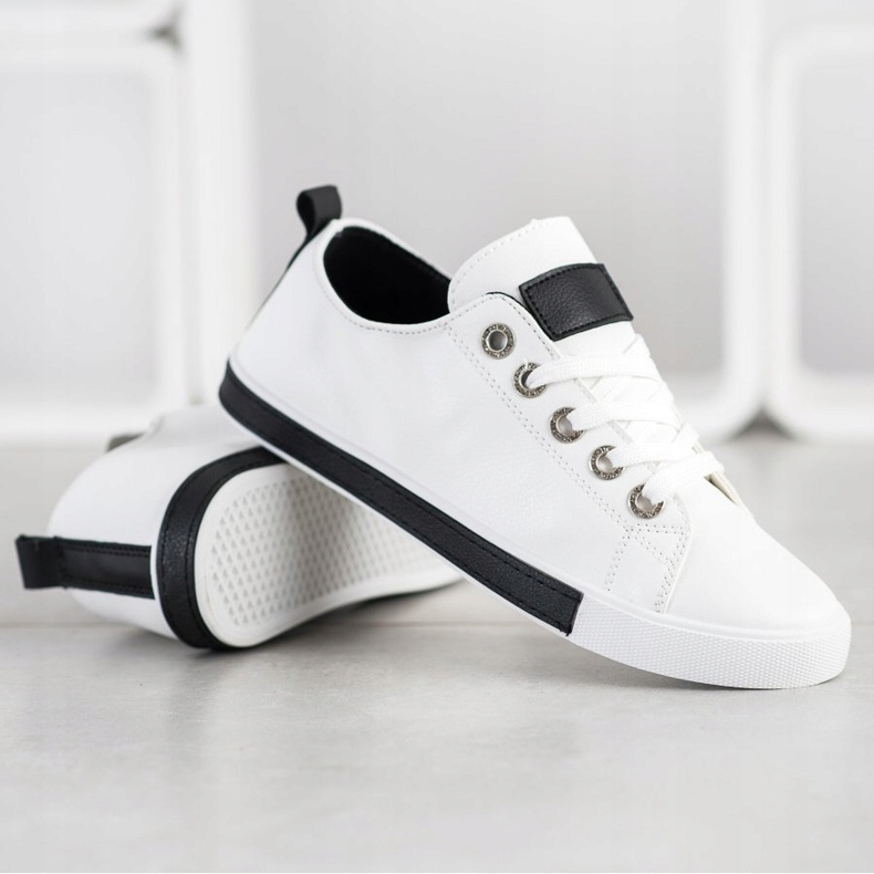 SHELOVET Sneakers Con Inserti Neri bianco nero 1