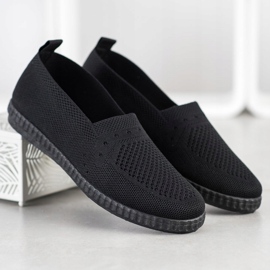 Via Giulia  Sneakers Slip On traforate nero 1