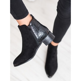 Kayla Stivali alla moda su un post basso nero 2