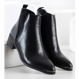 Kayla Stivali alla moda su un post basso nero 2