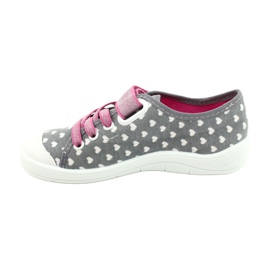 Scarpe per bambini Befado 251X159 bianco rosa argento grigio 2