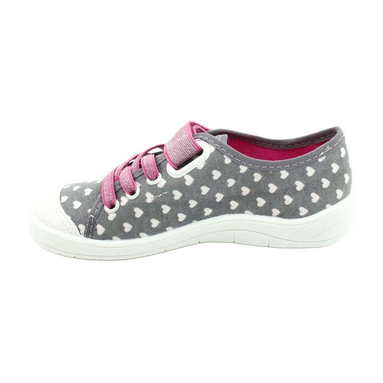 Scarpe per bambini Befado 251X159 bianco rosa argento grigio 2